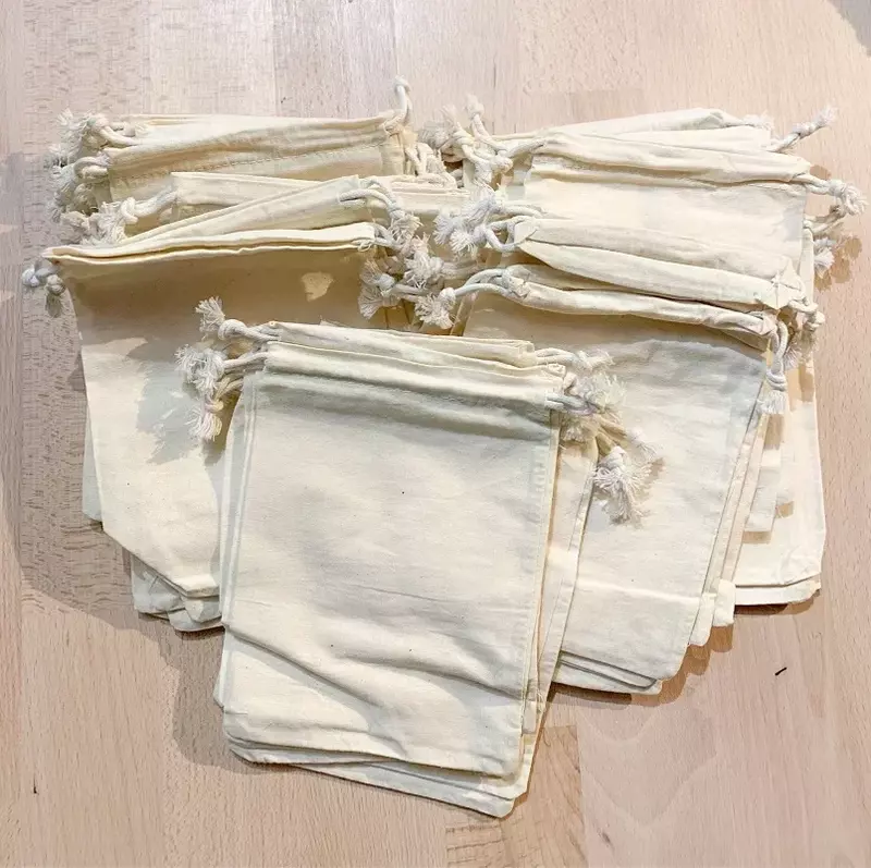 Gsw4 Kordel zug Taschen für Hochzeit Weihnachts geschenk DIY Paket kleine einfache Beutel nach Hause staub dichte Aufbewahrung säcke