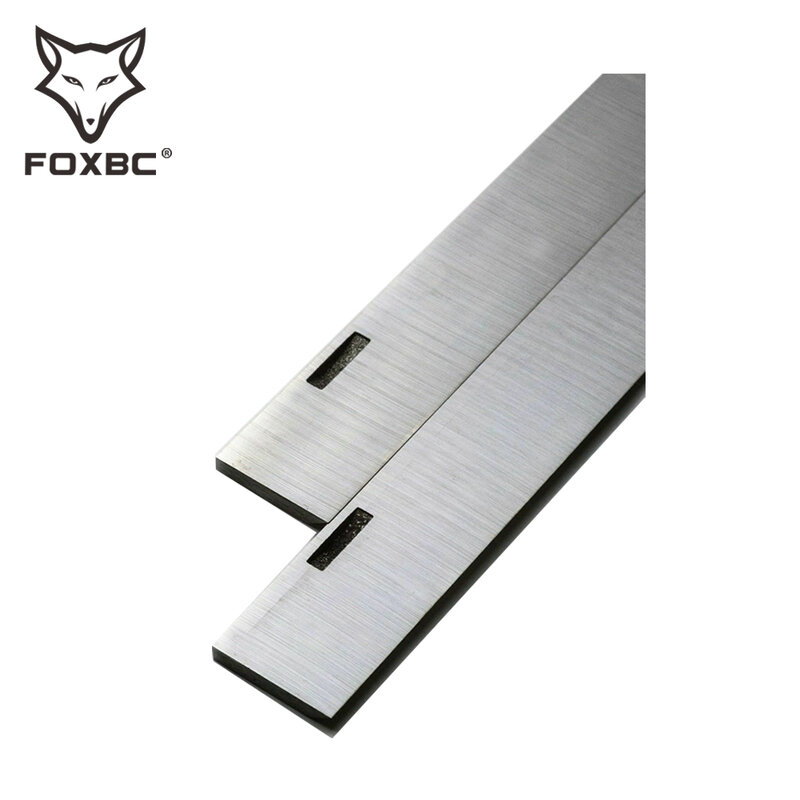 FOXBC-HSS Lâmina Plaina Elétrica, 260x20x3mm, Acessórios para Ferramentas Elétricas, Dewalt D27300, DW50, 2Pcs