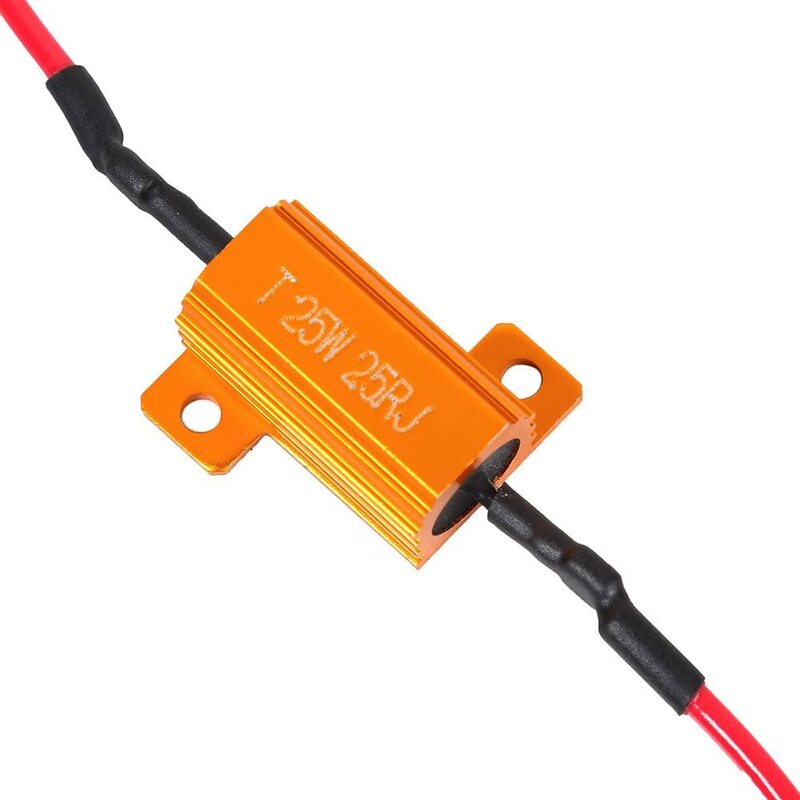 4 Pcs 25W 25Ohm LED Load Resistor for Turn Signal LED