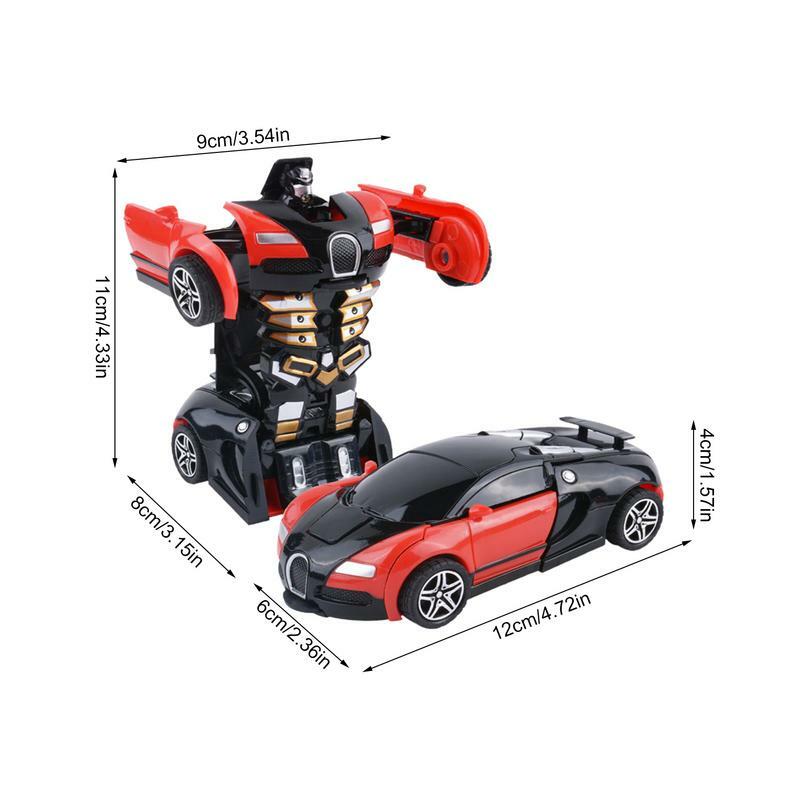 Trasformare le auto giocattoli macchinine Robot auto deformazione giocattoli Action Figures 2 In 1 Boy Toys Toddler Cars tirare indietro le auto per