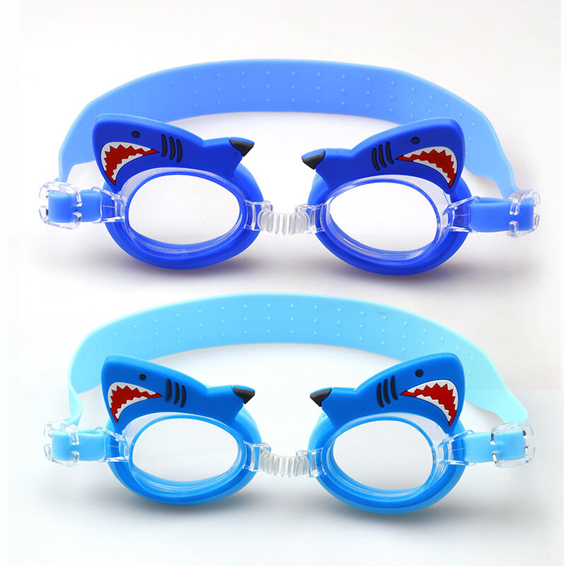 Милые водонепроницаемые противотуманные детские очки для плавания Очки для обучения плаванию детские очки с мультяшным зеркалом регулируемые детские очки для плавания