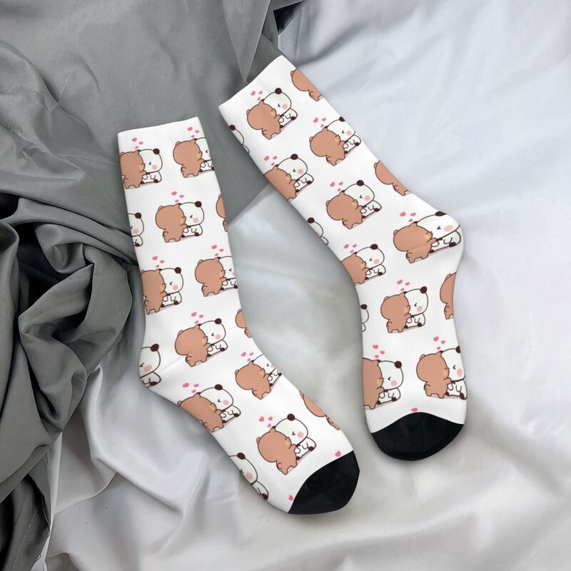 Panda Brownie Bear Mochi Cats Socks Harajuku Super Soft Stockings All Season Long Socks Accessories for Man's Woman's Gifts