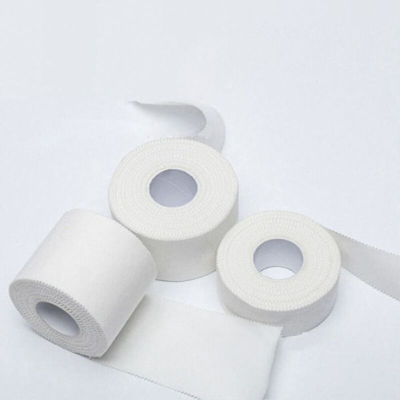 2.5/3.8/5cm 9.1Meters Sport Athletic Waterproof Cotton White Boxing Adhesive Tape Strain Injury Support Sport Binding Bandage