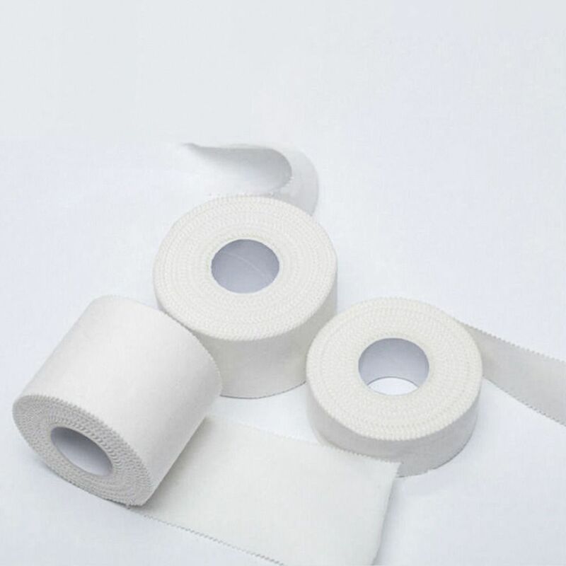 Ruban adhésif de boxe imperméable en coton blanc, 2.5 m, 3.8 m, 9.1 cm