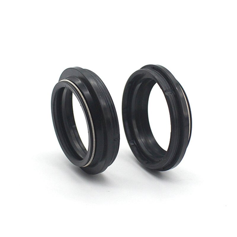 2X Front Fork Oil Seal And Dust Seal For F650CS F650GS K72 F700GS G650GS HP2 SPORT R1200GS R1200R R1200RT