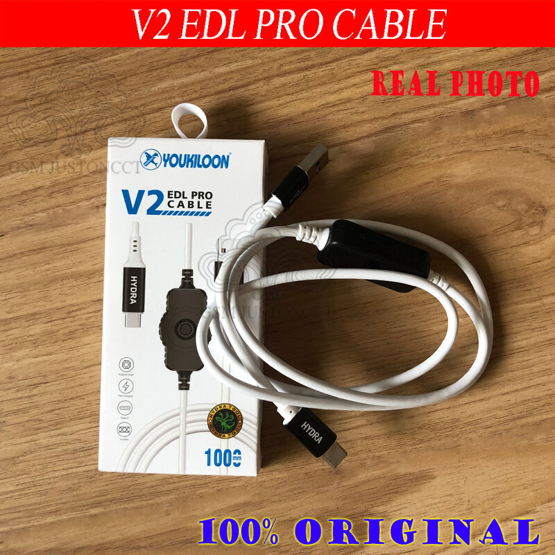 2023 oryginalny nowy kabel EDL PRO V2 do urządzenia qualcomm typu c.