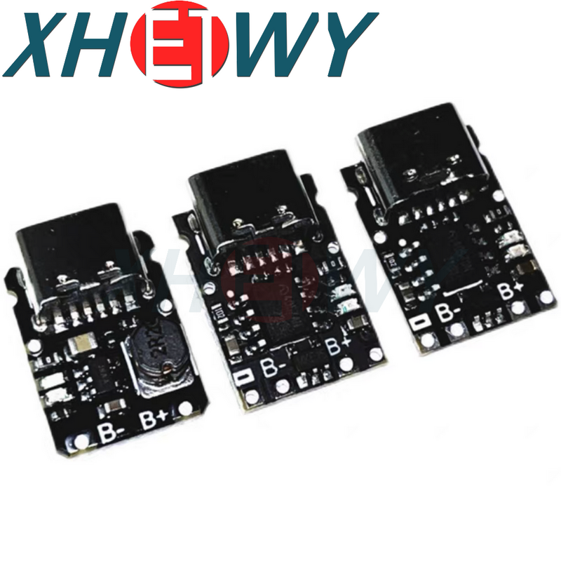 5V Charging and Discharging Integrated Module 3.7V 4.2V 4.35V 18650 Lithium Battery Charging Boost Power Board Protection Type-c