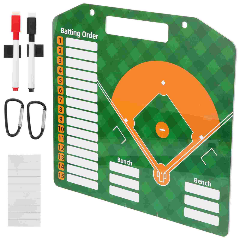 Baseball Coaching Accessories Board Match Portable Sports Coaching Equipment Writing Decorative