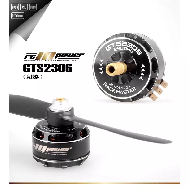 4Pcs RCINPOWER GTS2306 2400KV 2750KV Brushless Motor Racing Edition เบามาก3-5S สำหรับสำหรับแข่ง FPV Freestyle RC Multicopter