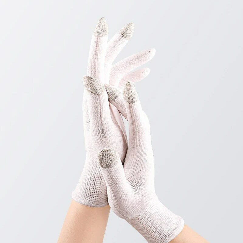Перчатки для защиты от солнца, Нескользящие летние перчатки для верховой езды, перчатки для защиты от УФ-лучей, нескользящие перчатки для сенсорного экрана