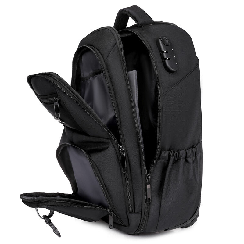 18 дюймовая Дорожная сумка-тележка на колесах, мужской чемодан на колесиках, рюкзак на колесиках, деловой рюкзак на колесиках, чемодан для ручной клади