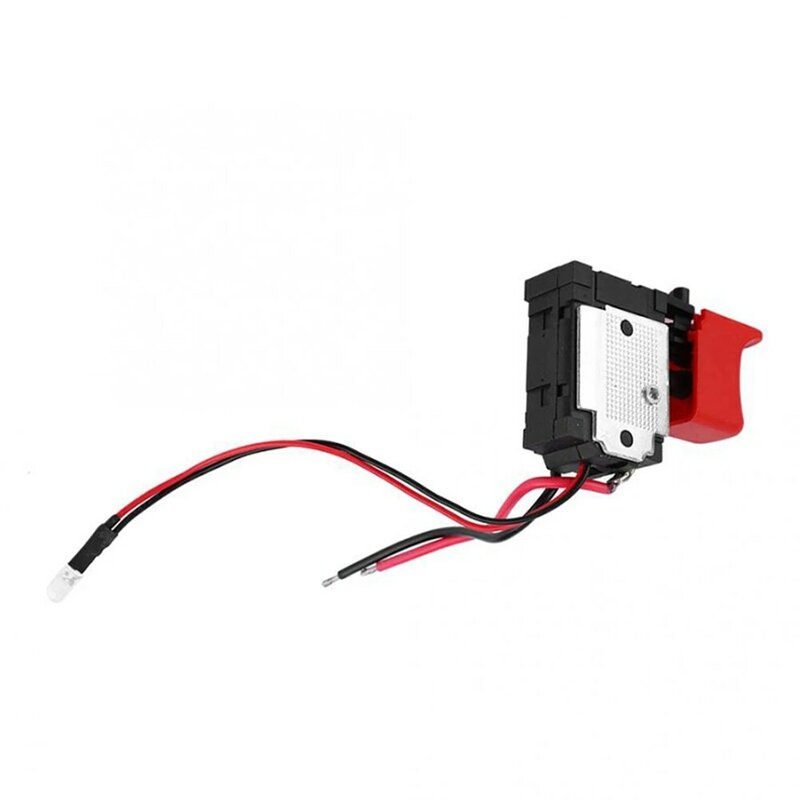 Black Adjustable CW/CCW Electric Drill Trigger Switch 7.2V-24V DC Switch