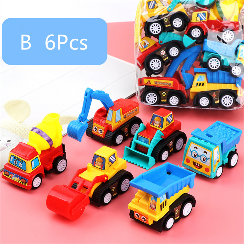 Mini coche modelo de juguete extraíble para niños, vehículo de ingeniería, camión de bomberos, coches de inercia, juguetes para niños, regalo