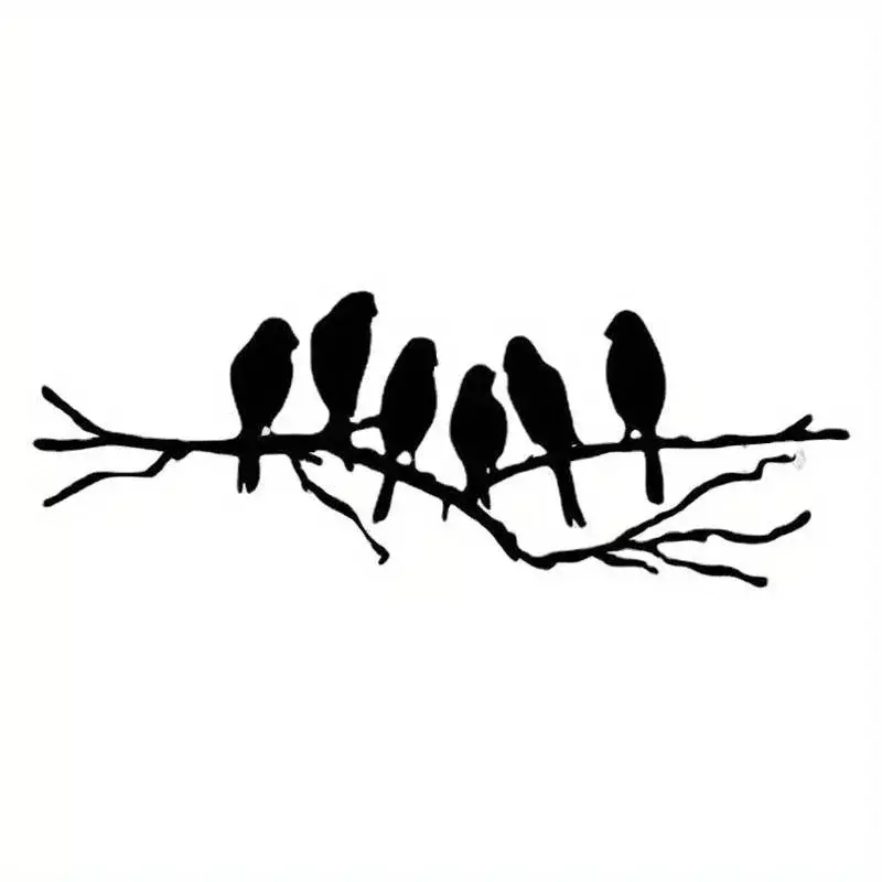1 шт. птица искусство на ветвях Металлический Настенный Декор Современный Настенный декор, мальчики девочки комната Детский сад спальня декор лобби Настенный декор