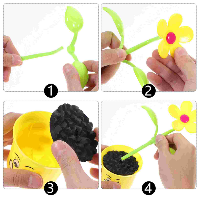 1 Set of Funny Kids Flower Planting Toys Small Watering Tool Toys Birthday Gift