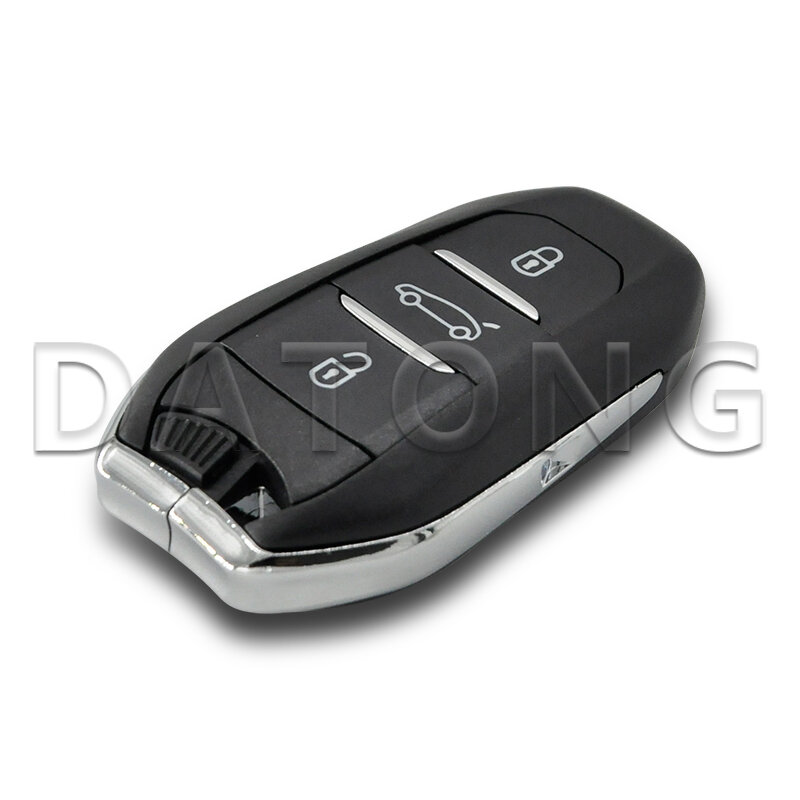 Datong World-llave de Control remoto para coche, dispositivo para Peugeot 208, 308, 3008, 508, 5008, Citroen C4, C4L, DS4, DS5, 46/4A, Chip 433MHz, tarjeta de proximidad