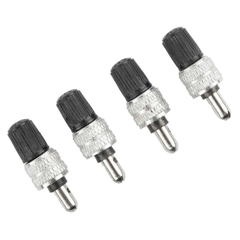 Cycling Parts 4 X Bicycle Valve Silver Stainless Steel Replacement Set About 4g Bicycle Maintenance Dunlop Valve