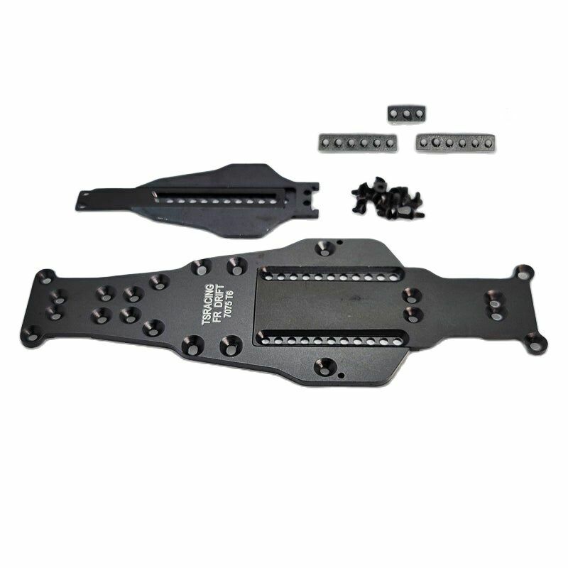 Metal Chassis Bottom Plate Adjustable Wheelbase 90mm-120mm for Rear Drive Drift RC Car 1/28 XRX DRZ