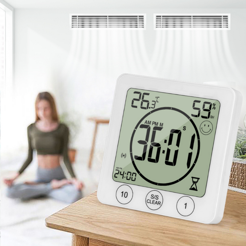 실내 습도계 온도계 게이지, 정확한 미니 테이블 디지털 온도, 가정용 KT-9 디지털 욕실 습도계