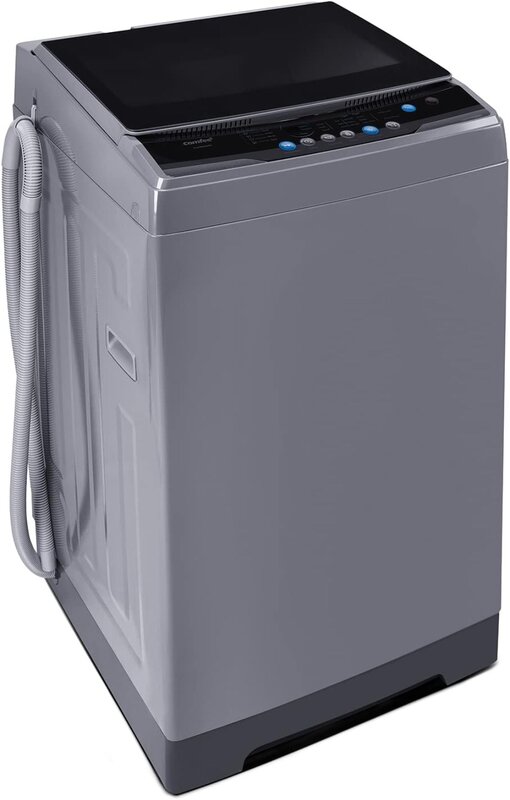 Lavatrice portatile COMFEE' 1.6 Cu.ft, capacità 11 libbre rondella compatta completamente automatica con ruote, 6 programmi di lavaggio