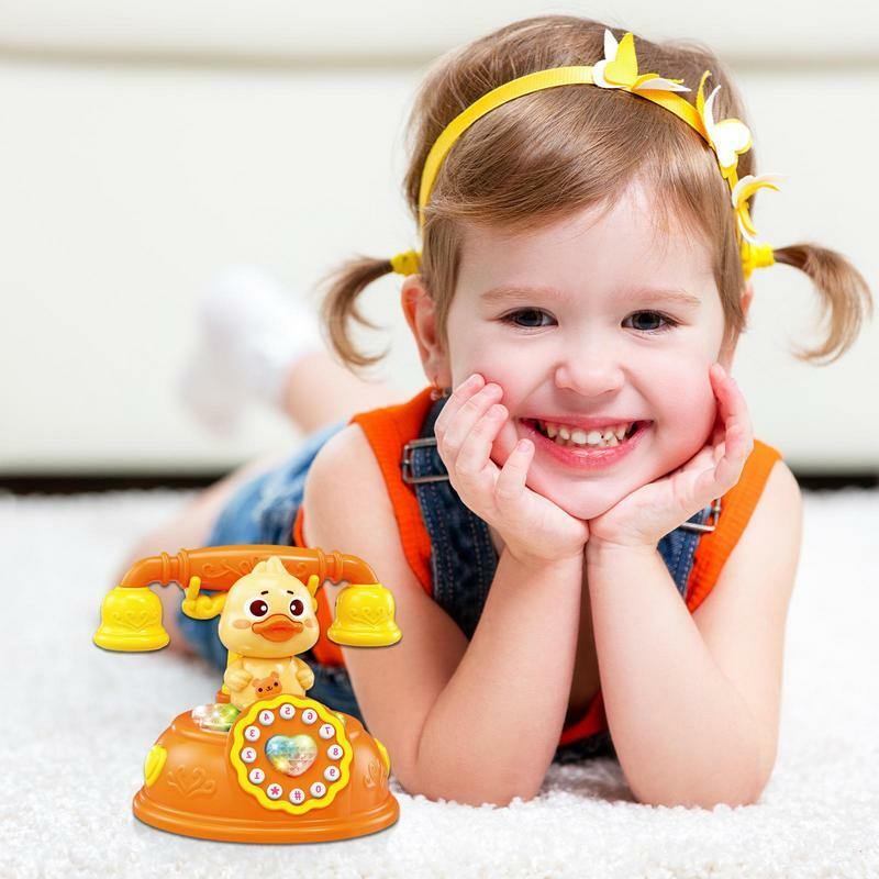 子供のための時計シミュレーション電話のおもちゃ,幼児教育,音楽,おもちゃ