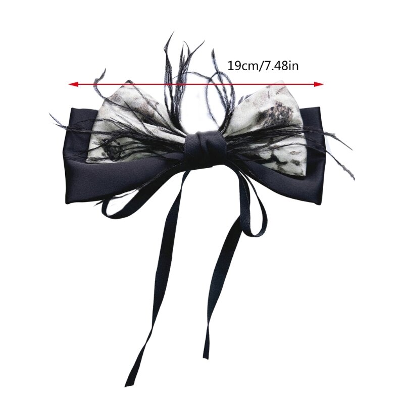 Ribbon Collar Bow Tie Lady Brooches Perfect for Interview Presentation Dropshipping