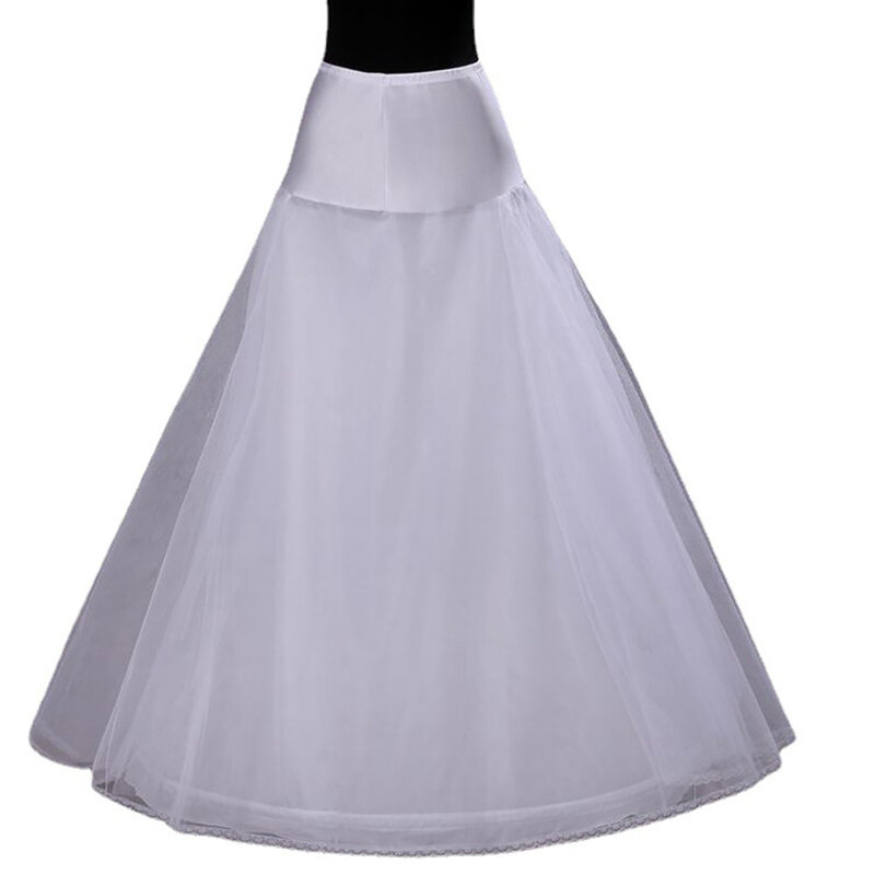 Трапециевидная Тюлевая Свадебная Нижняя юбка для платья