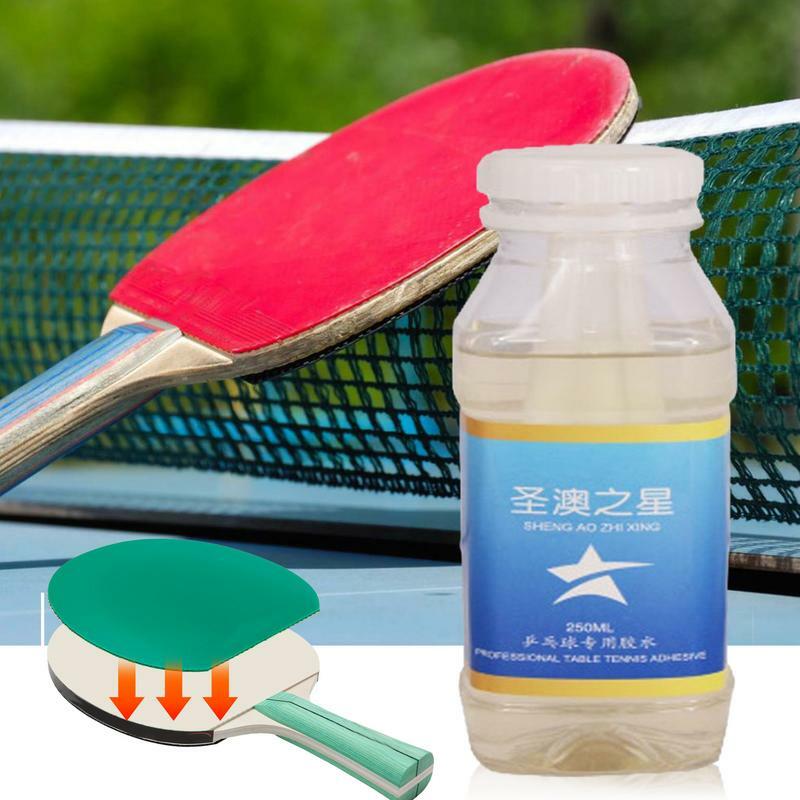 Pegamento de goma para tenis de mesa, adhesivo para Paleta de Ping-Pong, líquido portátil para montar raqueta de tenis de mesa, 250ml