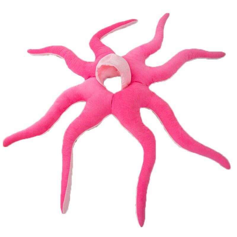 Baby Octopus Costume Wearable Dress up Plush Squid Costume for Birthday Gifts Role Playing Game Halloween Family Home Decoration