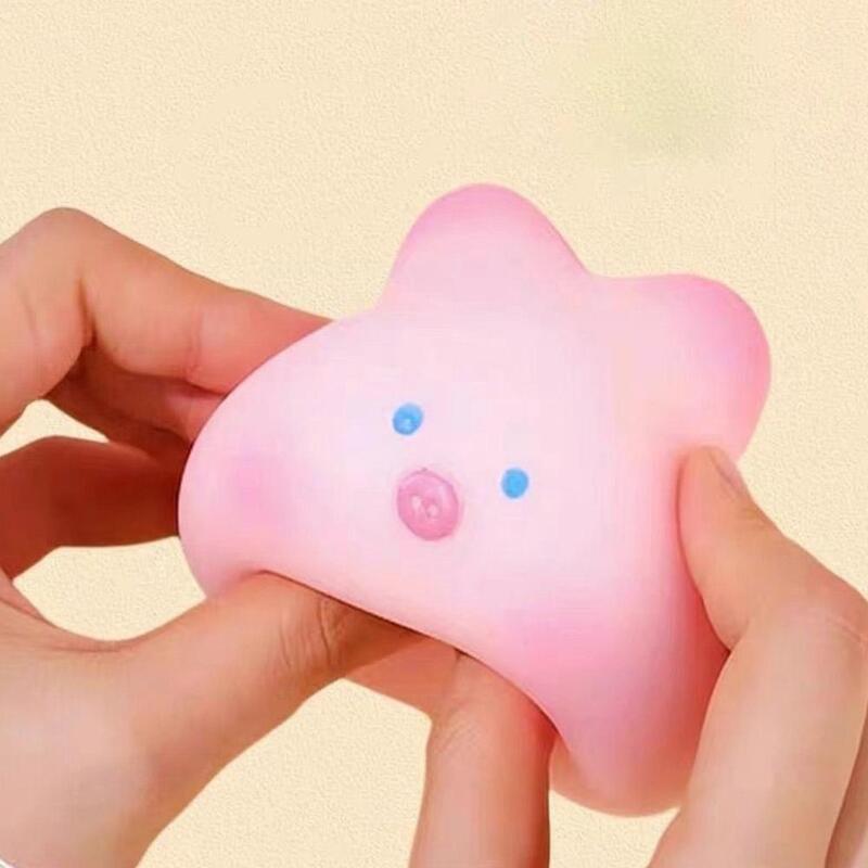 Squeezing Toy Pig Rabbit Decompression Toy Lovely Pink Toys Toys Relief Squeeze Stress Rebound Soft Fidget Slow C5O2