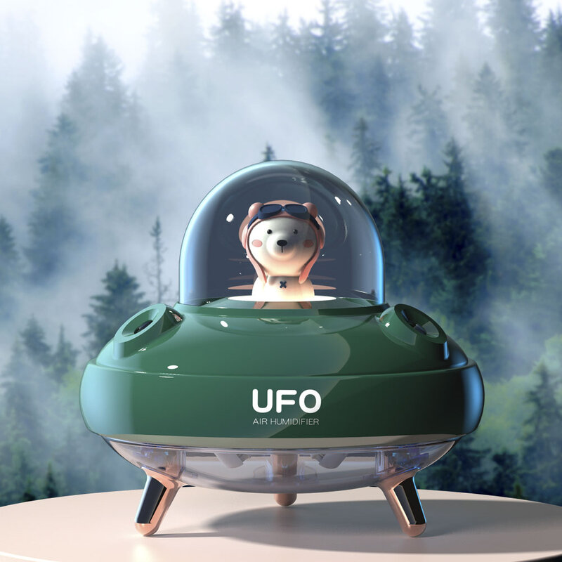 UFO 더블 스프레이 배터리 버전 가습기