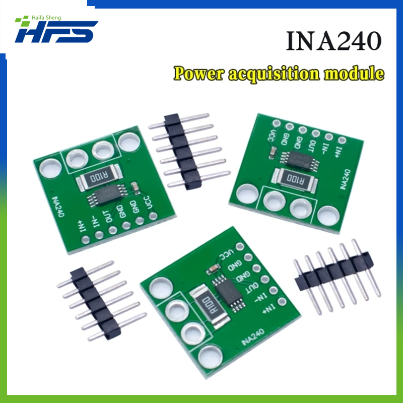 Módulo INA240, amplificador de detección de corriente, monitoreo de corriente de doble vía, colección de corriente, INA240A1 2 3