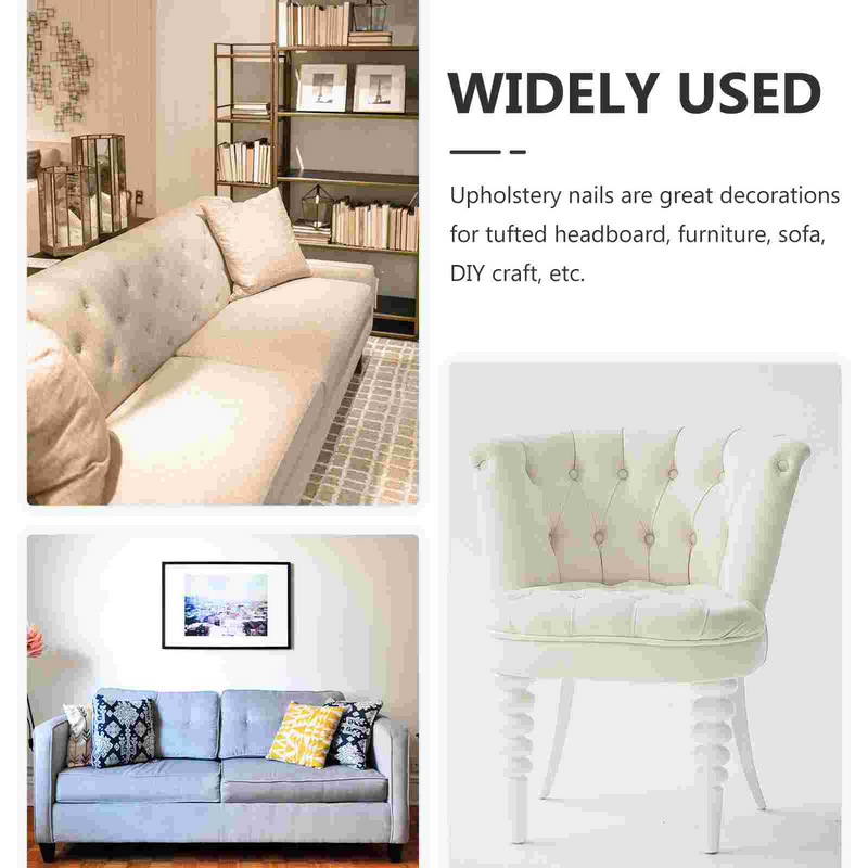 500 Pcs Money Saving Binder Vintage Decor Upholstery Tacks for Furniture Decorative Nails