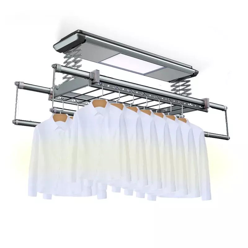 Ligne de vêtements électrique intérieure, systèmes d'éclairage automatique, sèche-linge intelligent T1, produits de blanchisserie