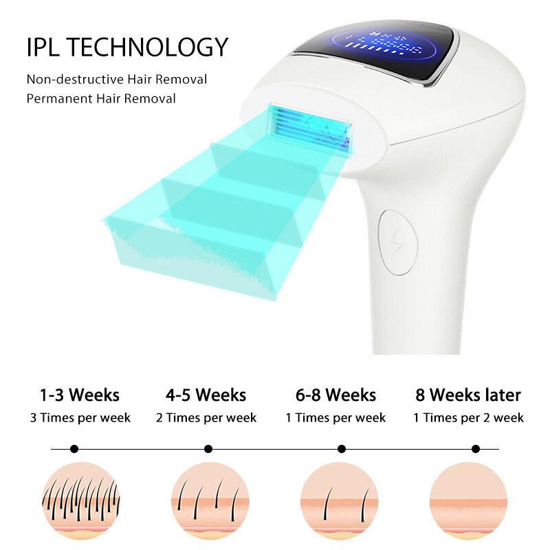 900000 flash IPL depilatore Laser professionale permanente LCD depilazione laser fotoepilatore donne indolore macchina di rimozione dei capelli