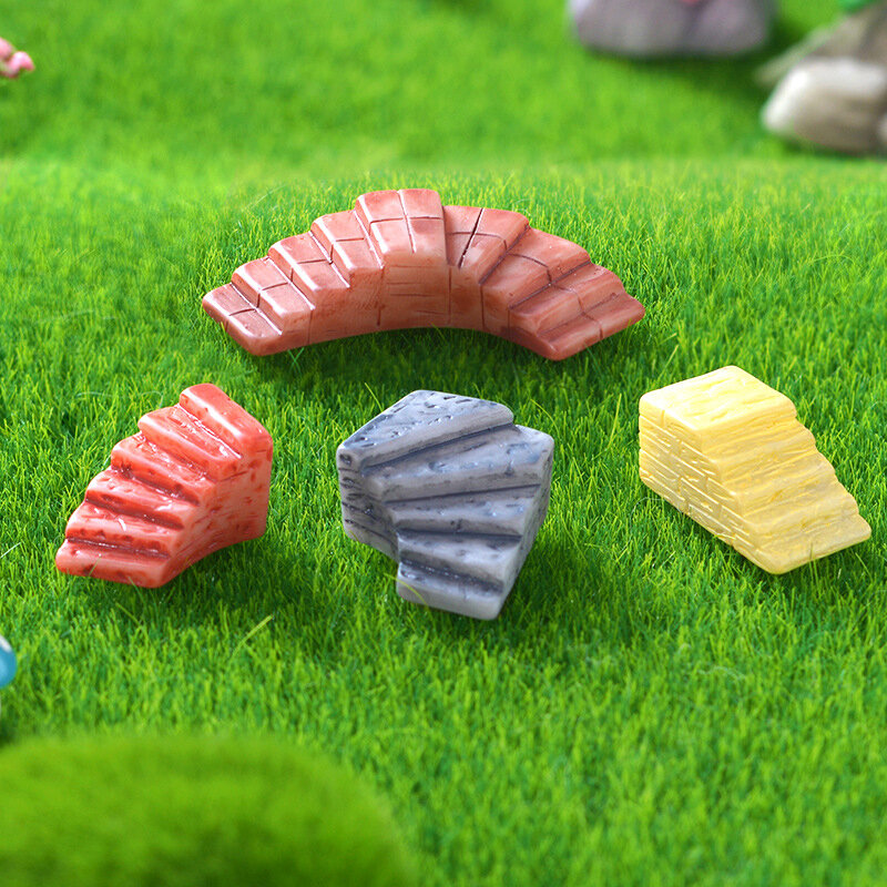 The New Miniature Miniature Staircase Micro-landscape Meaty Bonsai Landscape Decoration Miniature Home Accessories