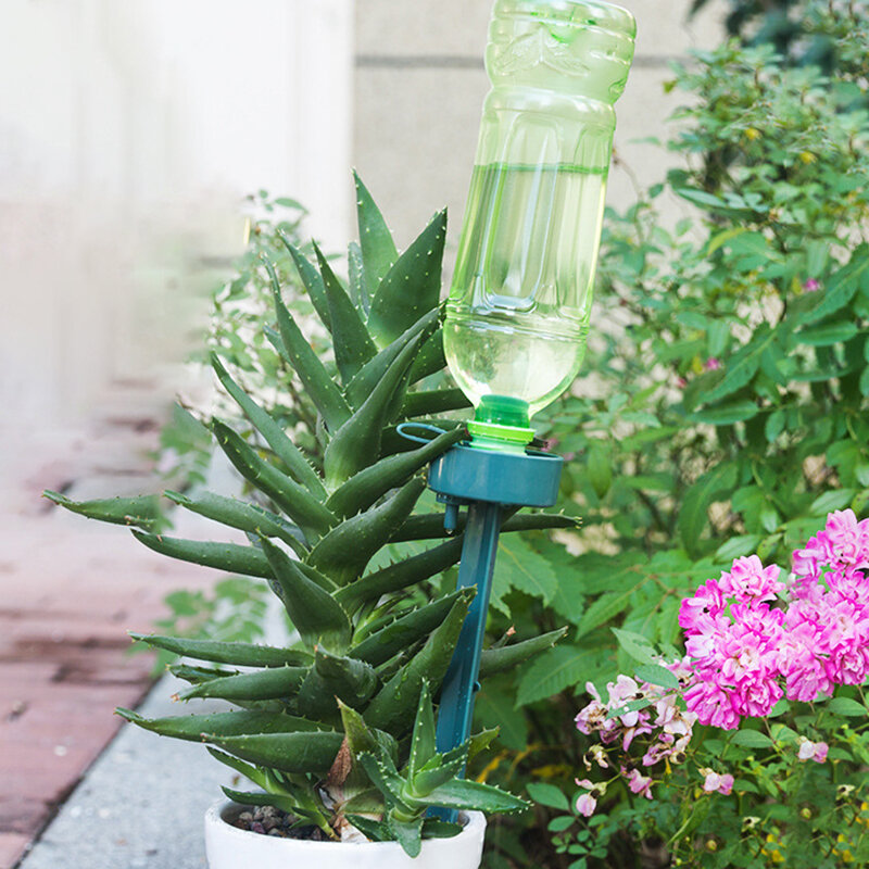 Auto Adjustable Drip Spike Water Bottle Irrigation System Self Dripper Automatic Device For Greenhouse Garden Plant Flower