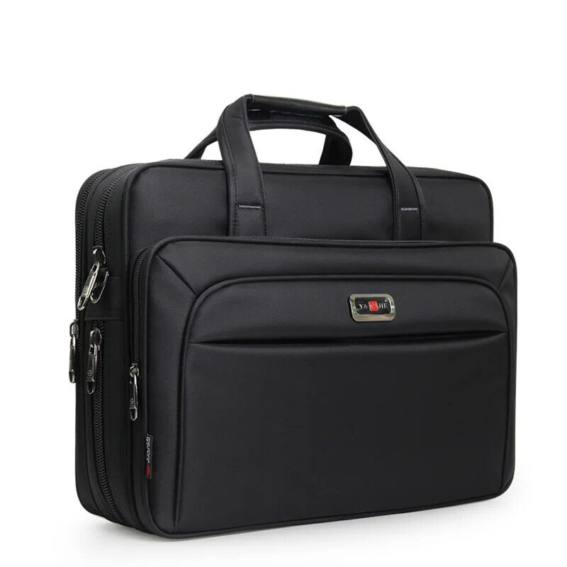 2023 New Men Briefcase 15.6inch Laptop Office Business Bag Male Shoulder Bag For MacBook Large Capacity Handbags For Husband