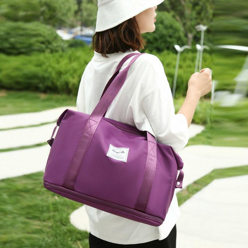 Женская дорожная сумка для спортзала, многофункциональная спортивная сумка на плечо для путешествий, плавания, фитнеса, сухой и влажной жизни
