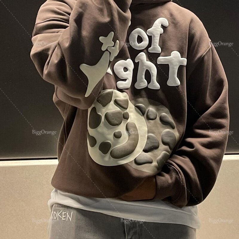 Harajuku Schuimende 3D Print Liefhebbers Sweatshirt Y2k Kleding Mannen Kleding Homie Capuchon Vrouwen Trainingspak Mannen Streetwear Zip Hoodie