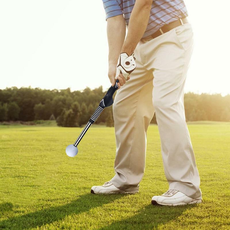 Teleskopowa huśtawka golfowa kij golfowy trening swingu golfowego mistrz swingu golfowego pomoc szkoleniowa korektor postawy ćwiczenia w golfa