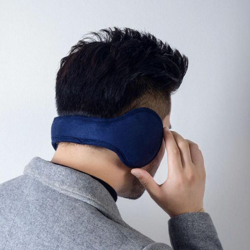 Foldable Fleece Unisex Behind the Head Protector Headband Stuffed Thick Earwarmer Man Earmuff Female Ear Flap Ear Cover