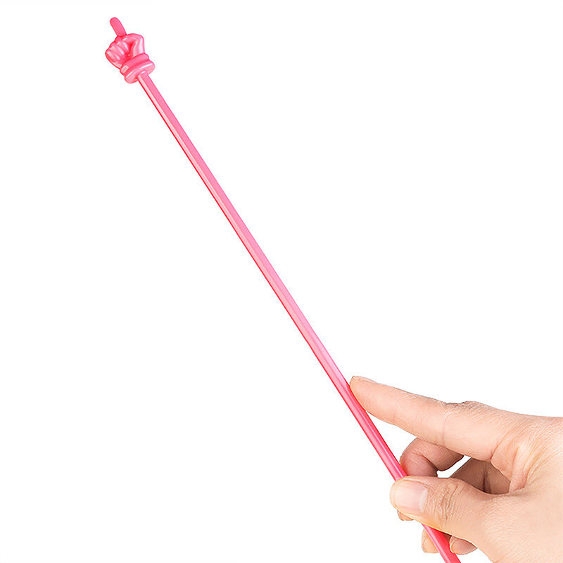 10 buah tongkat mengajar anak, tongkat mengajar genggam gagang Resin anti slip warna-warni dapat ditekuk