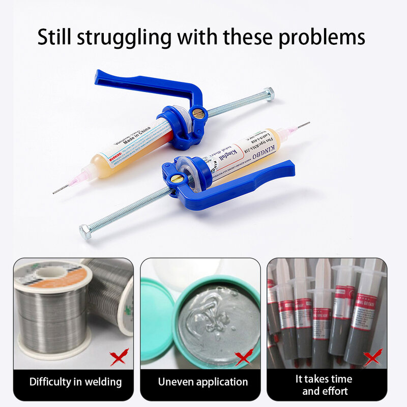 Solder Paste Extruder Welding Green Oil Booster Propulsion Tool Uv Glue Rod Boosters Circuit Board Soldering Accessories Tools