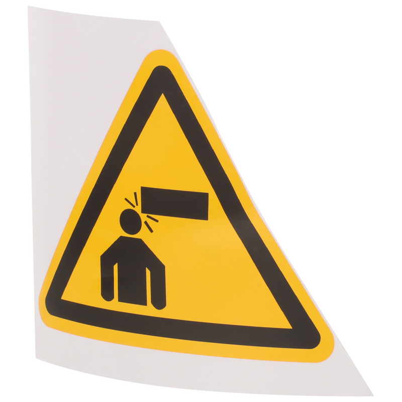 Obserwuj swój znak ostrzegawczy z niskim prześwitem nad głową znak ostrzegawczy samoprzylepny znak z niskim sufitem