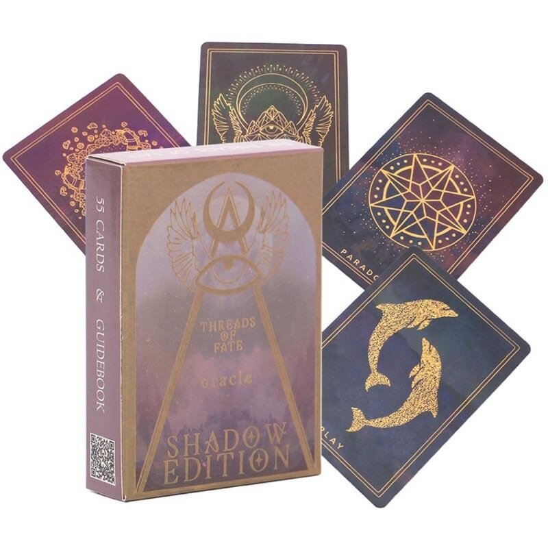 Benang untuk Fate Oracle kartu Shadow edisi Tarot Deck hiburan meja bermain permainan ramalan 11*6.5cm