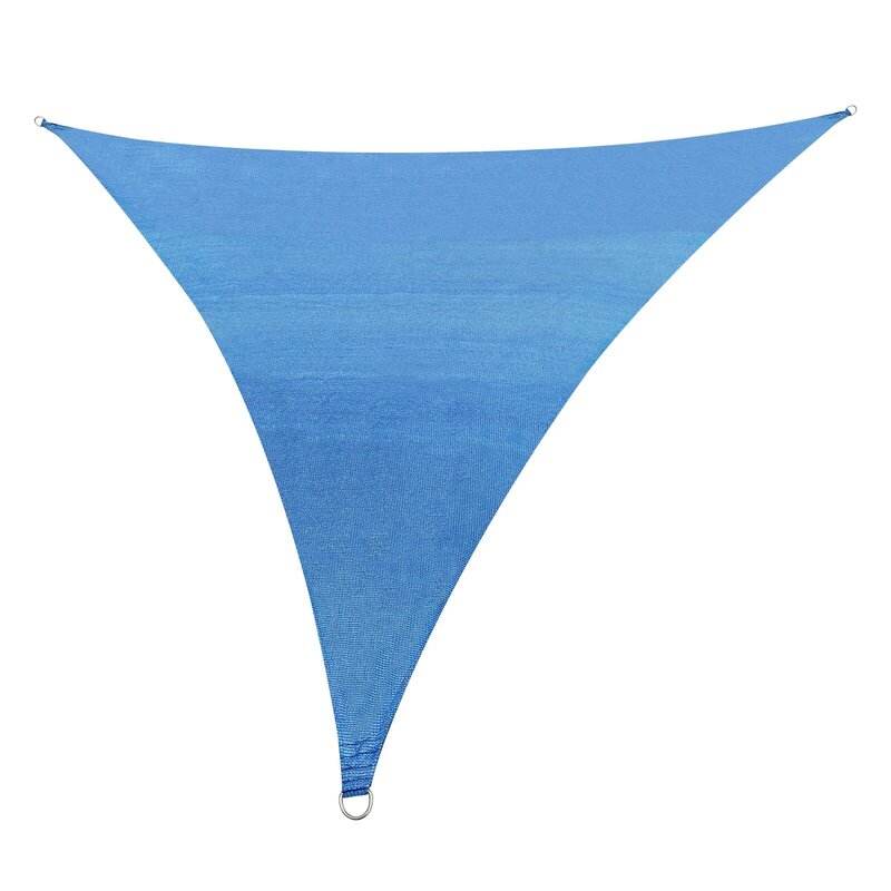 Zonnescherm Zeil Luifel, Blauwe Cover voor Patio, Buiten, Driehoek, Achtertuin, Tuin, Speeltuin, 12 "x 12"