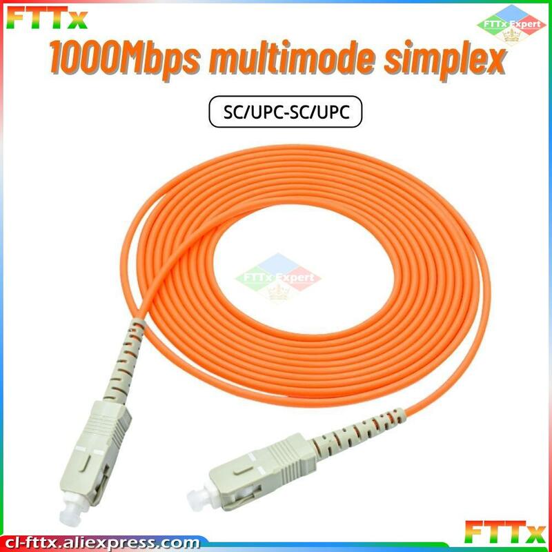 1Gb Multi-Mode OM2 SC-SC Fiber Cable Multimode Simplex mode SC 2.0mm Optical Jumper Patch Cord