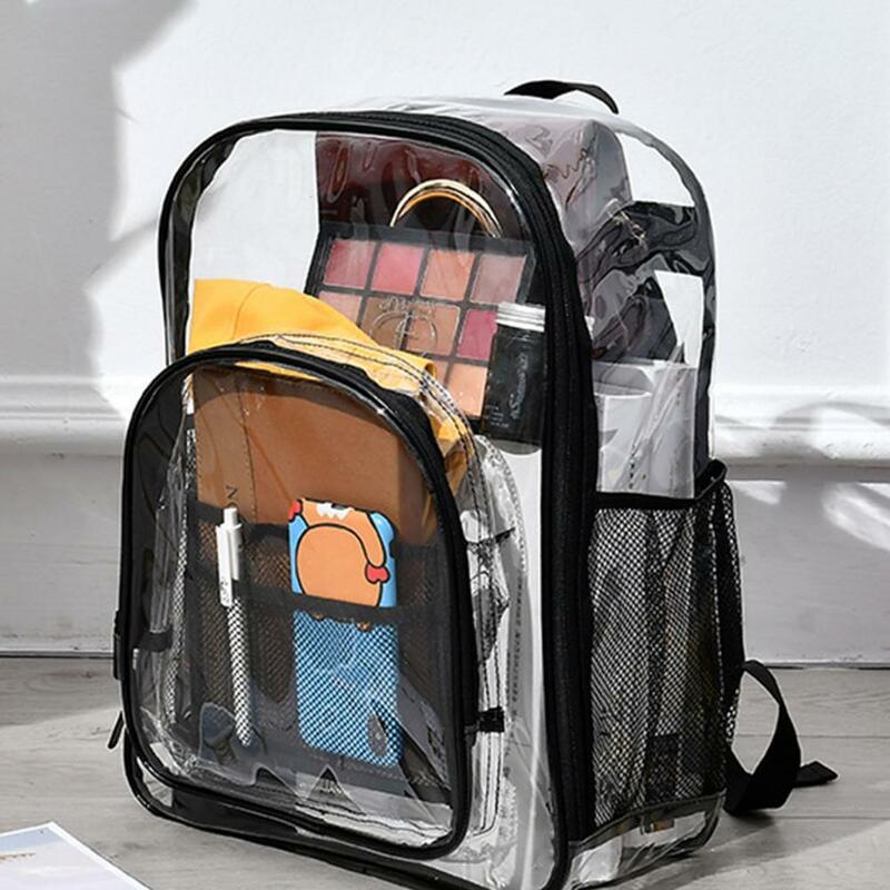 Mochila de gran capacidad resistente al desgaste con correa suave, mochila escolar para exteriores