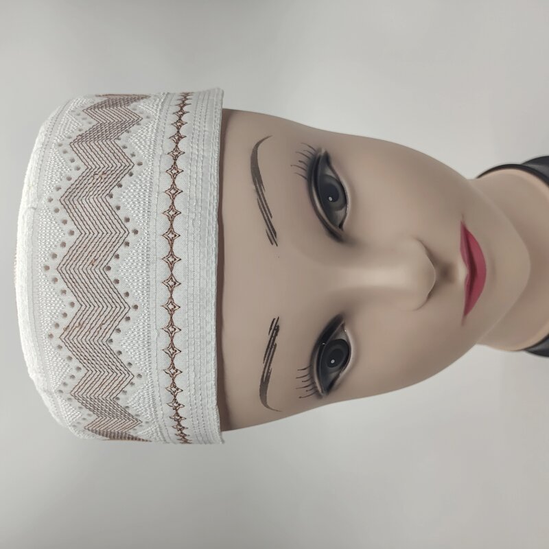 Muslim Caps For Men Clothing Freeshipping Prayer Hat Kufi Islamic Accessories Hijab Saudi Arabia Jewish Embroidered